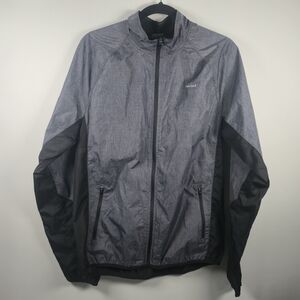 Hind Men's Gray and Black Windbreaker